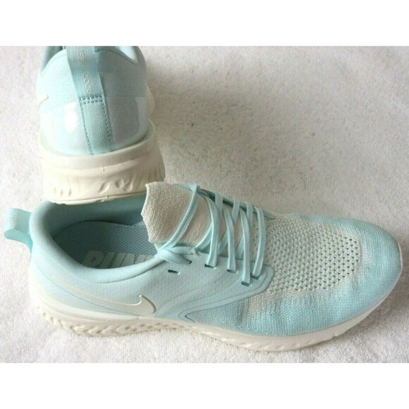 Nike Women's Odyssey React 2 FK Running Shoes Teal Tint Sail AH1016 301 NIB - Picture 5 of 5